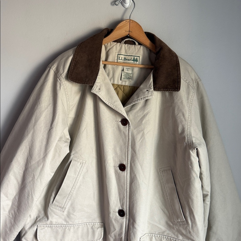 L.L. Bean women’s  Barn Chore Jacket XL - Picture 2 of 12